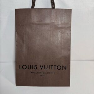 Louis Vuitton Chocolate Brown Gift Bag